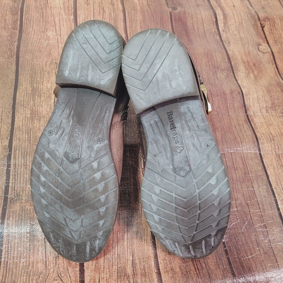 Baretraps Womens Boots Brown 7 M Crosby Bootie 1" Block Heel Round Toe Side Zip - Picture 8 of 10